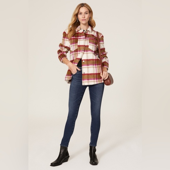 NWT- Joe’s JEANS- Firnanda Plaid Shirt Jacket - Picture 8 of 11